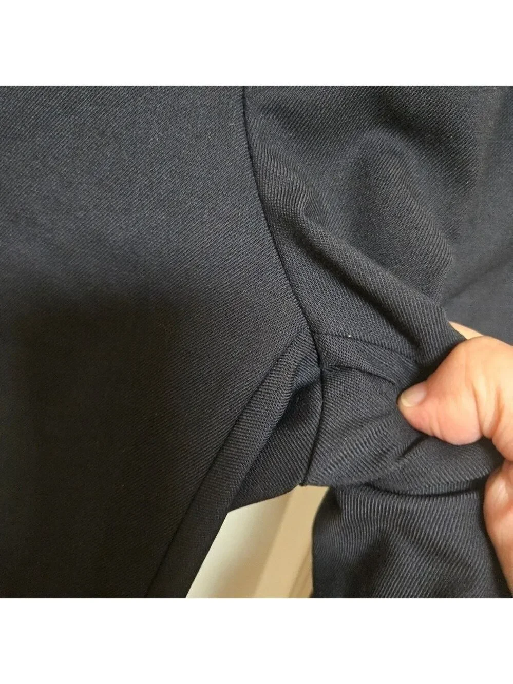 Banana Republic Slim Tapered Dress Pants 31x30 Navy Wool Blend